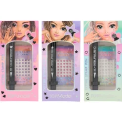 TOPModel Tatueringspenna – penna & glitterstenar / ansiktspärlor. Pris per styck, säljs assorterat online
