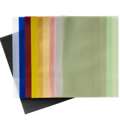 Transparenta papper, A4, 10 ark i 10 färger