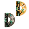 Träbokstav djurmotiv 7 cm - D – pris per styck