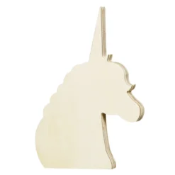 Träfigur Enhörning