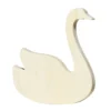 Träfigur Svan – 13×15×1,7 cm