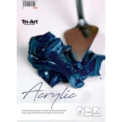 Tri-Art Acrylic Pad akrylblock 24×30 cm, 10 ark, 360 g/m²