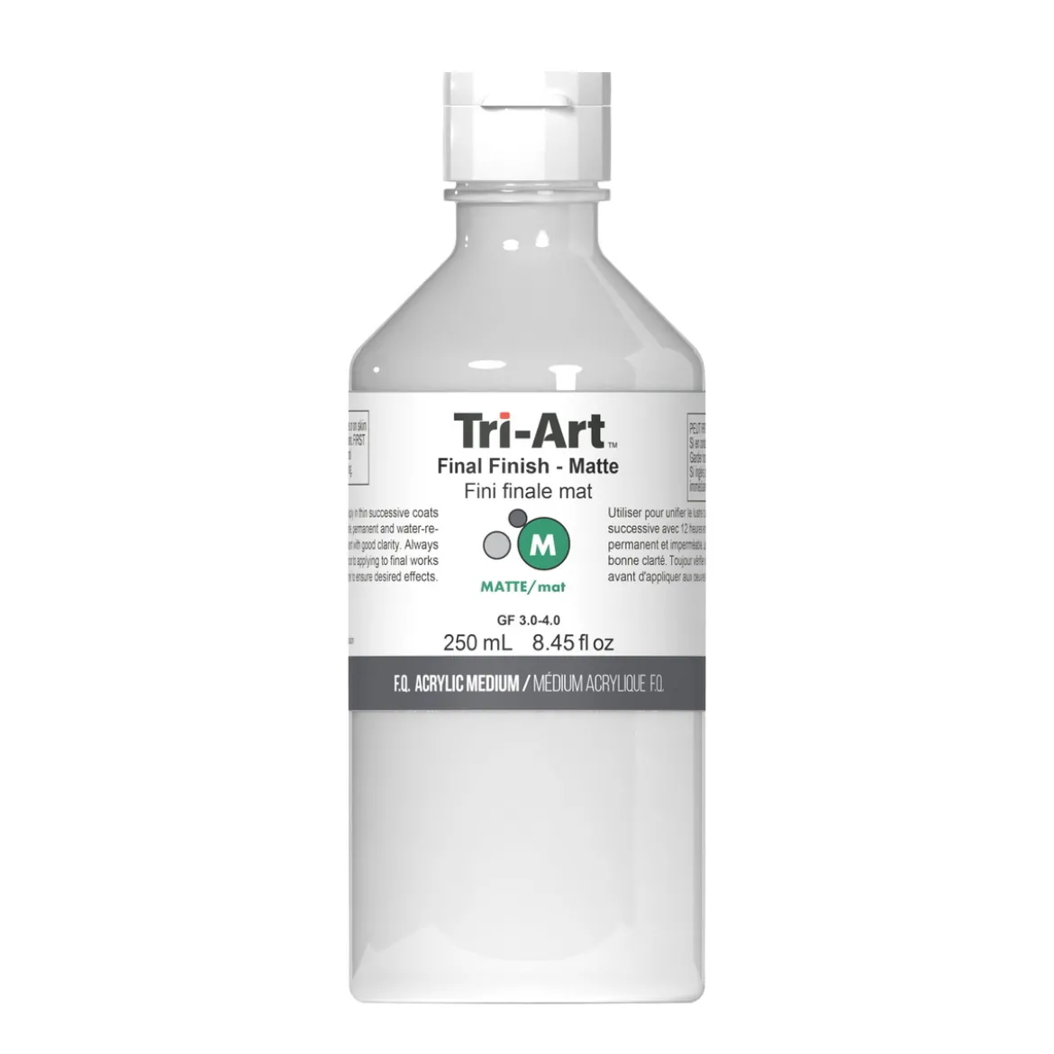 Tri-Art Final Finish Matte 250 ml, skyddande matt lack / fernissa för akrylfärg