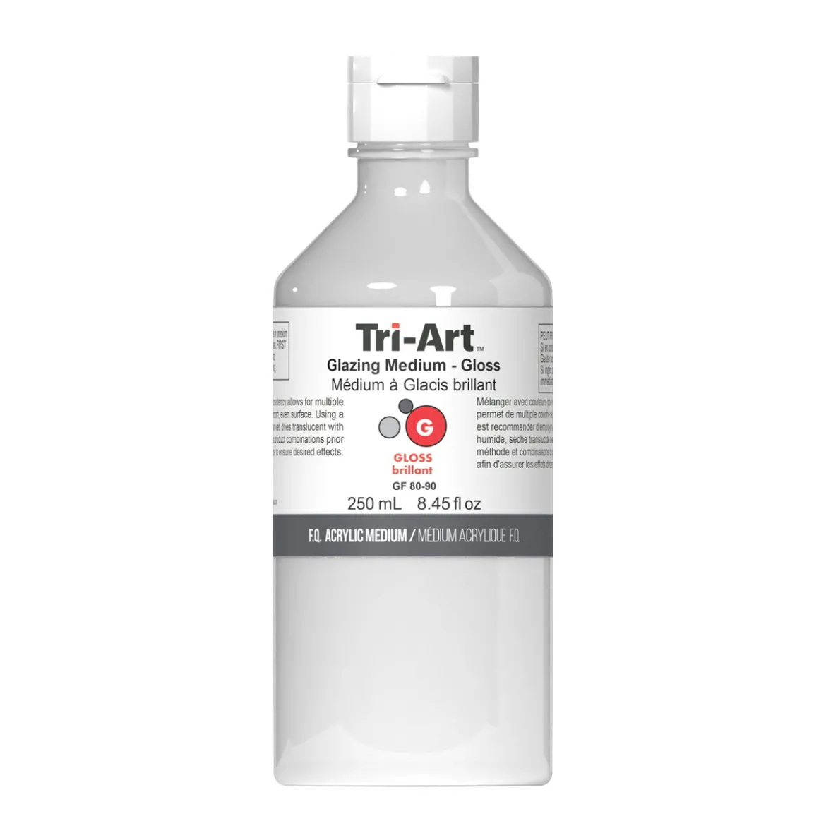 Tri-Art Glazing Medium Gloss 250 ml, laserande blankt medium för akrylfärg