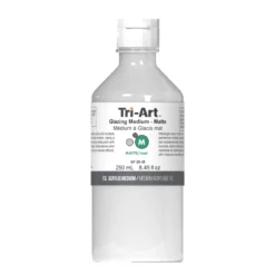 Tri-Art Glazing Medium Matte 250 ml, laserande matt medium för akrylfärg