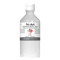 Tri-Art Medium UV Stabilizing Gloss 250 ml, blankt medium som skyddar akrylfärg mot UV-strålning