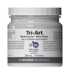 Tri-Art Modeling Gel, halvblank gelbaserad modelleringspasta / strukturpasta, 250 ml