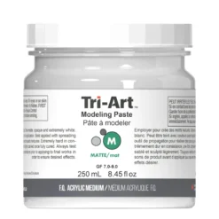 Tri-Art Modeling Paste 250 ml, modelleringspasta för textur på canvas