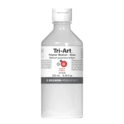 Tri-Art Polymer Medium Gloss 250 ml, blankt förtunningsmedel för akrylfärg