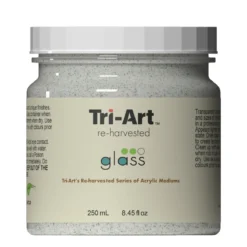 Tri-Art Reharvested Glass 250 ml, medium för textur, innehåller av partiklar av glas