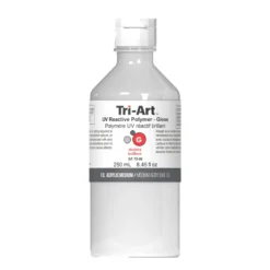 Tri-Art UV Reactive Polymer Gloss 250 ml, gör så att akrylfärg syns i UV-ljus / blacklight