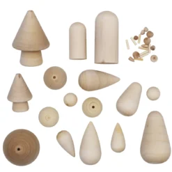 Träkropp kit med 16 st