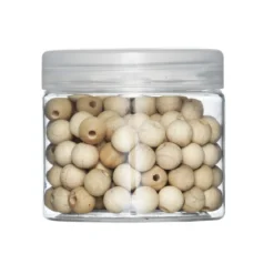 Träpärlor natur Ø 8 mm 150 st