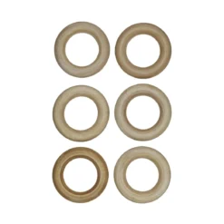 Träringar 38 mm 6 st