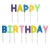Tårtljus Happy Birthday färg