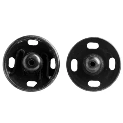 Tryckknapp 11 mm 10 st svart
