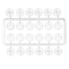 Tryckknapp 7 mm transp. 12 st