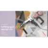 Tufting Gun start-kit, tuftnings-verktyg / tuftpistol, träram, tyg och många tillbehör