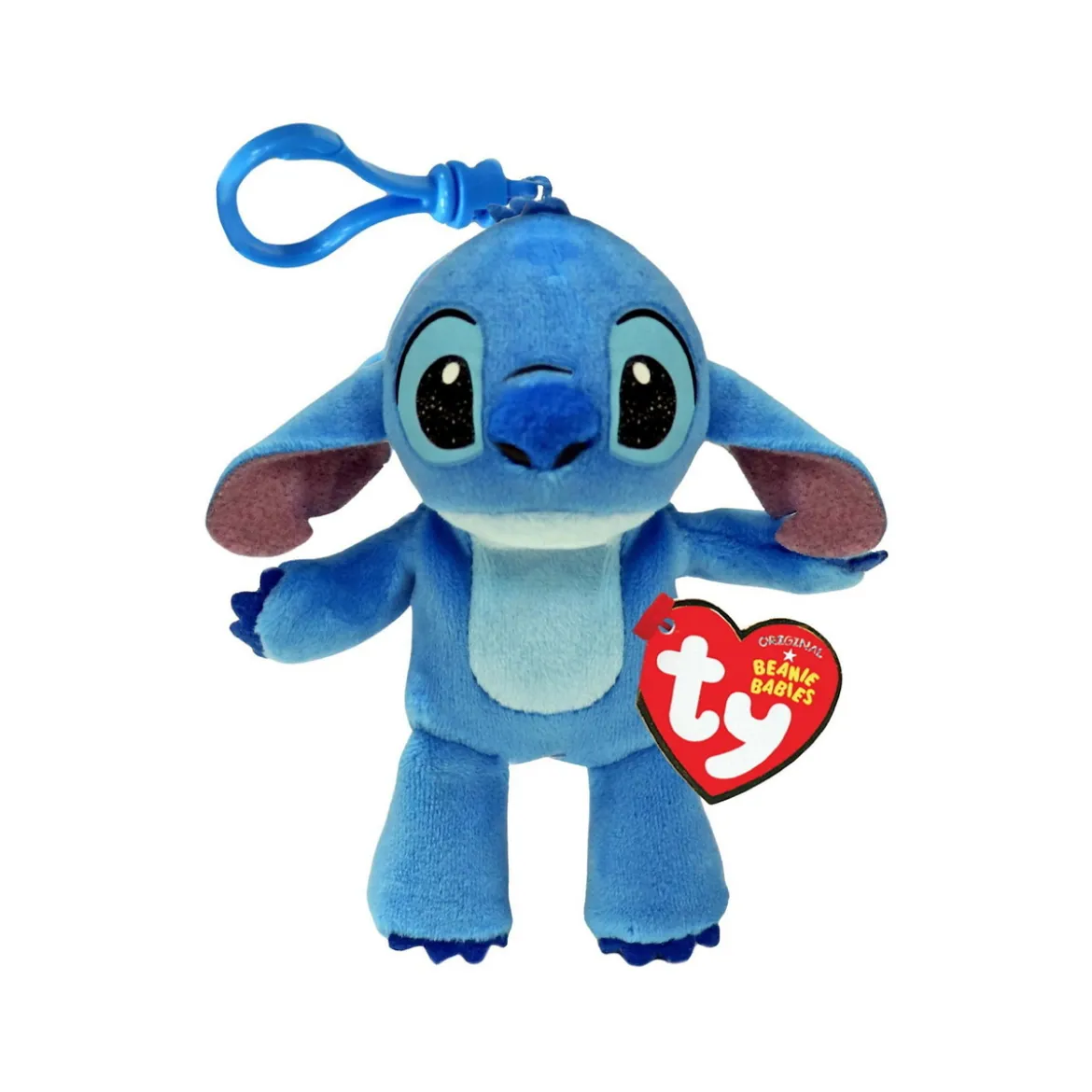 TY Beanie Boos Clip Stitch från Disneys Lilo & Stitch! 7×5×9 cm