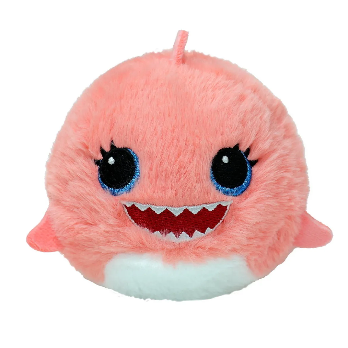 TY Beanie Bouncers Reef Shark – den söta och studsiga rosa hajen Reef! Ø7,5 cm
