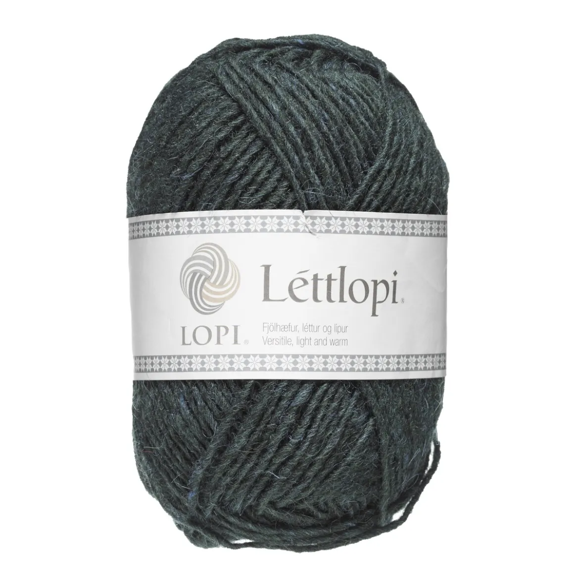 Ullgarn Istex Lettlopi 50g flaskgrön – 1405 Bottle green heather