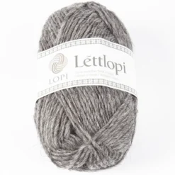 Ullgarn Istex Lettlopi 50g mellangrå – 0057 Grey heather