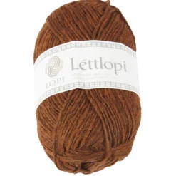 Ullgarn Istex Lettlopi 50g mörk rost – 9427 Rust heather