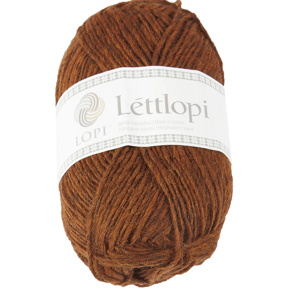 Ullgarn Istex Lettlopi 50g mörk rost – 9427 Rust heather