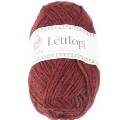 Ullgarn Istex Lettlopi 50g rödbrun – 9431 Brick heather
