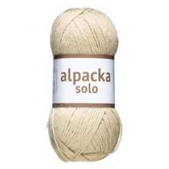 Ullgarn Järbo Alpacka Solo 50g beige – 29102 Ginger beige