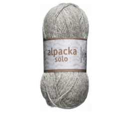 Ullgarn Järbo Alpacka Solo 50g ljusgrå – 29106 Light grey