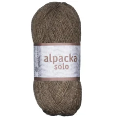 Ullgarn Järbo Alpacka Solo 50g mocca – 29104 Coconut brown