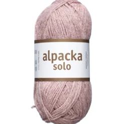 Ullgarn Järbo Alpacka Solo 50g puderrosa – 29126 Ballerina pink
