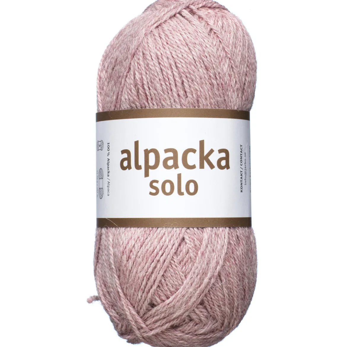 Ullgarn Järbo Alpacka Solo 50g puderrosa – 29126 Ballerina pink
