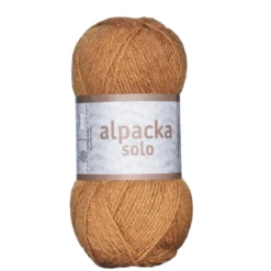 Ullgarn Järbo Alpacka Solo 50g senap – 29123 Amber yellow