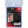 Ultra Pro Sleeves, 100-pack plastfickor, kortfickor för samlarkort. 64×89 mm