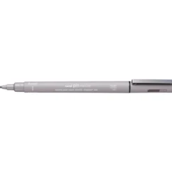 Uni Pin Fine Line Brush Light Grey – med penselspets