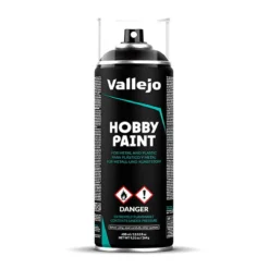 Vallejo Primer Black, svart sprayfärg / grundfärg för modeller, 400 ml