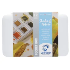 van Gogh akvarellfärger i set – 12 halvkoppar – Shades