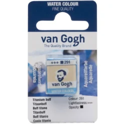 van Gogh akvarellfärg halvkopp – Titanium Buff 291