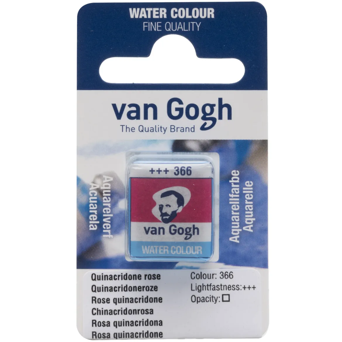 van Gogh akvarellfärg halvkopp – Quinarose 366