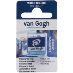 van Gogh akvarellfärg halvkopp – Ultramarine Deep 506