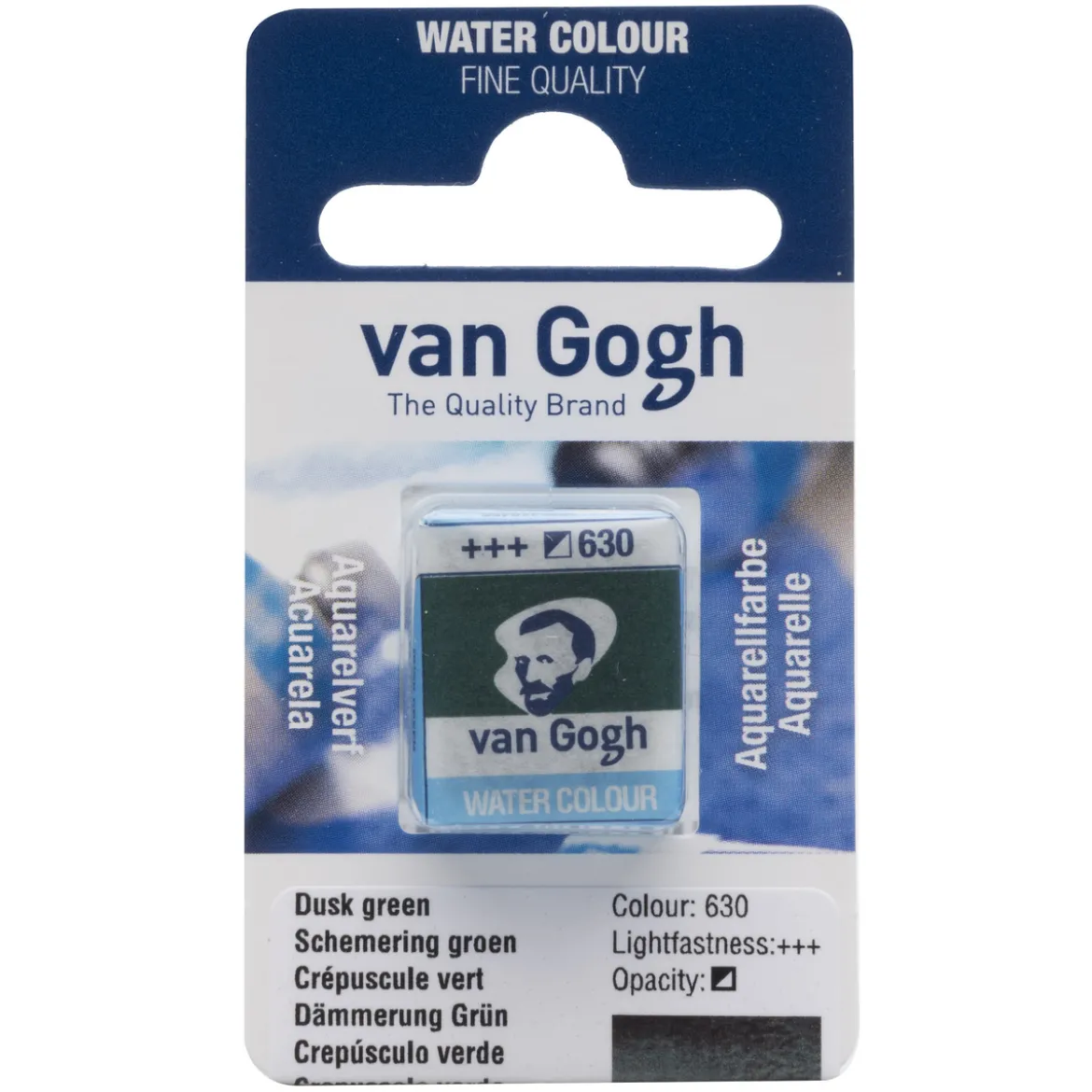 van Gogh akvarellfärg halvkopp – Dusk Green 630