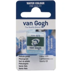 van Gogh akvarellfärg halvkopp – Phthalo Green 675