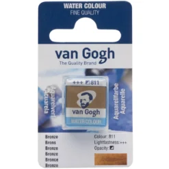 van Gogh akvarellfärg halvkopp – Bronze 811