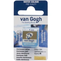 van Gogh akvarellfärg halvkopp – Interference Red 845