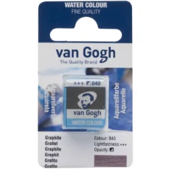van Gogh akvarellfärg halvkopp – Graphite 840