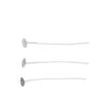 Vaxad veke med vekhållare, för ljusgele / gelljus, 10-pack. Längd 9 cm