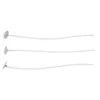 Vaxad veke med vekhållare, för ljusgele / gelljus, 10-pack. Längd 15 cm