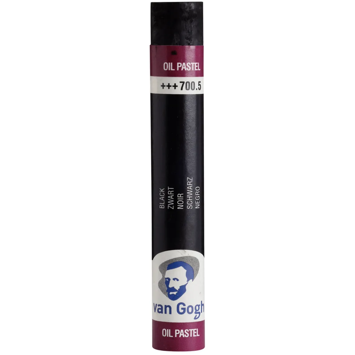V Gogh oil pastel Black